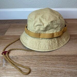 Urban Outfitters BDG 100% Cotton Women's Tan Bucket Hat with Drawstring